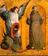 Juan de Flandes Saints Michael and Francis Sweden oil painting artist